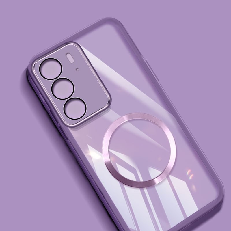 Realme C71 C65 C75 C75X 4G Realme 14X โปร่งใสแม่เหล็กชาร์จเร็วเคสซิลิโคนอ่อนนุ่มกันกระแทกโปร่งใสเคสโทรศัพท์ใหม่ RFVTGBYHM