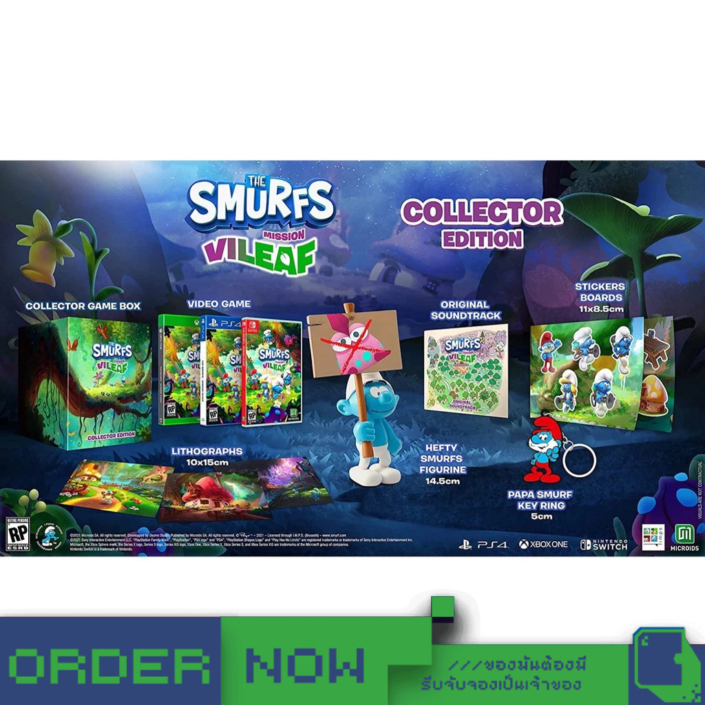 Nintendo Switch™ เกม NSW The Smurfs: Mission Vileaf [Collector S Edition]  [bY ClaSsIC GaME]
