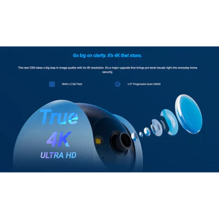 (มีส่งด่วน) EZVIZ C6N G1 4K Next-Generation Pan&Tilt Wi-Fi Smart HomeIndoorCamera กล้องวงจรปิดไร้สาย