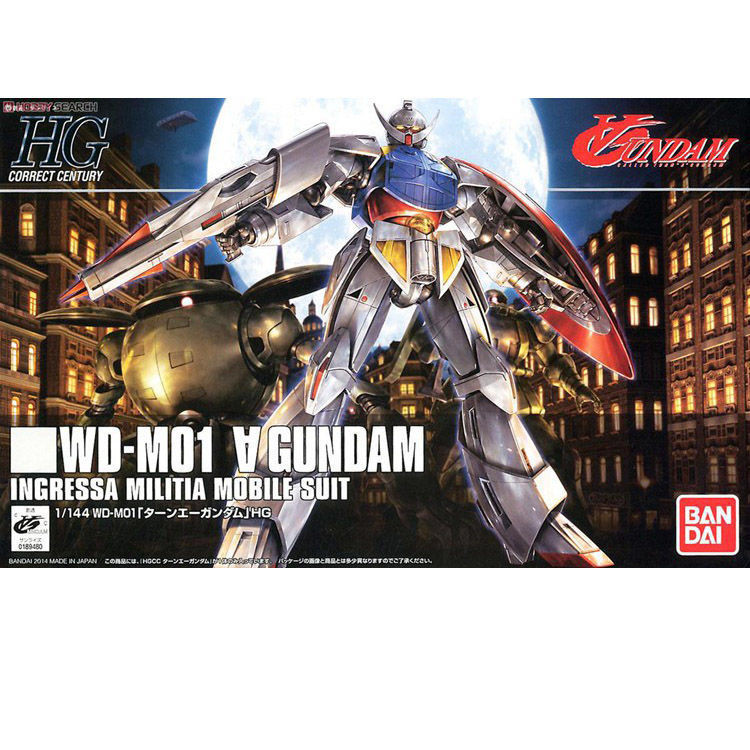 Bandai HG HGUC 177 1/144 Turn A Gundam Reverse A Reverse A Reverse A Gundam Assembly Model