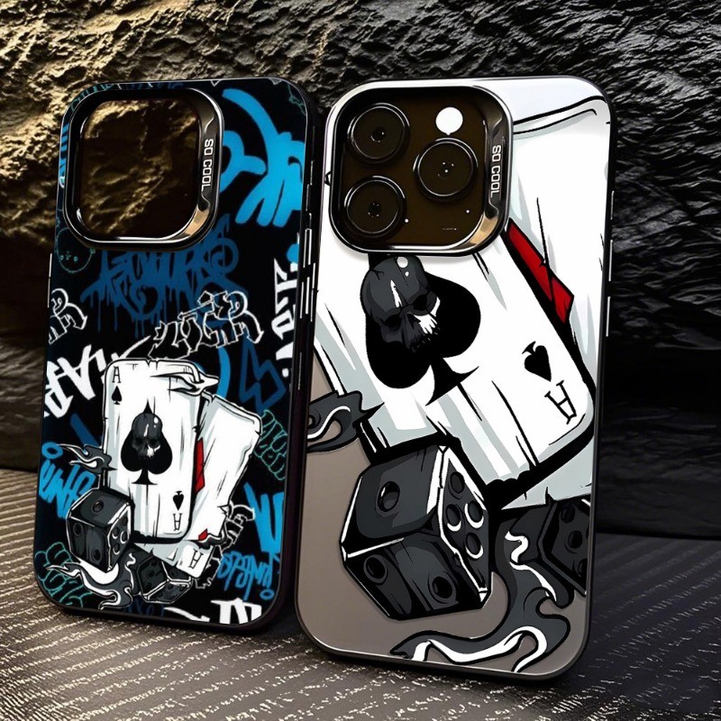 IMD เคสโทรศัพท์สำหรับ Vivo Y12 Y15 Y16 Y17S Y21 Y22 Y28 Y29 Y32 Y33S Y35 Y36 Ace of Spades Case กันกระแทก