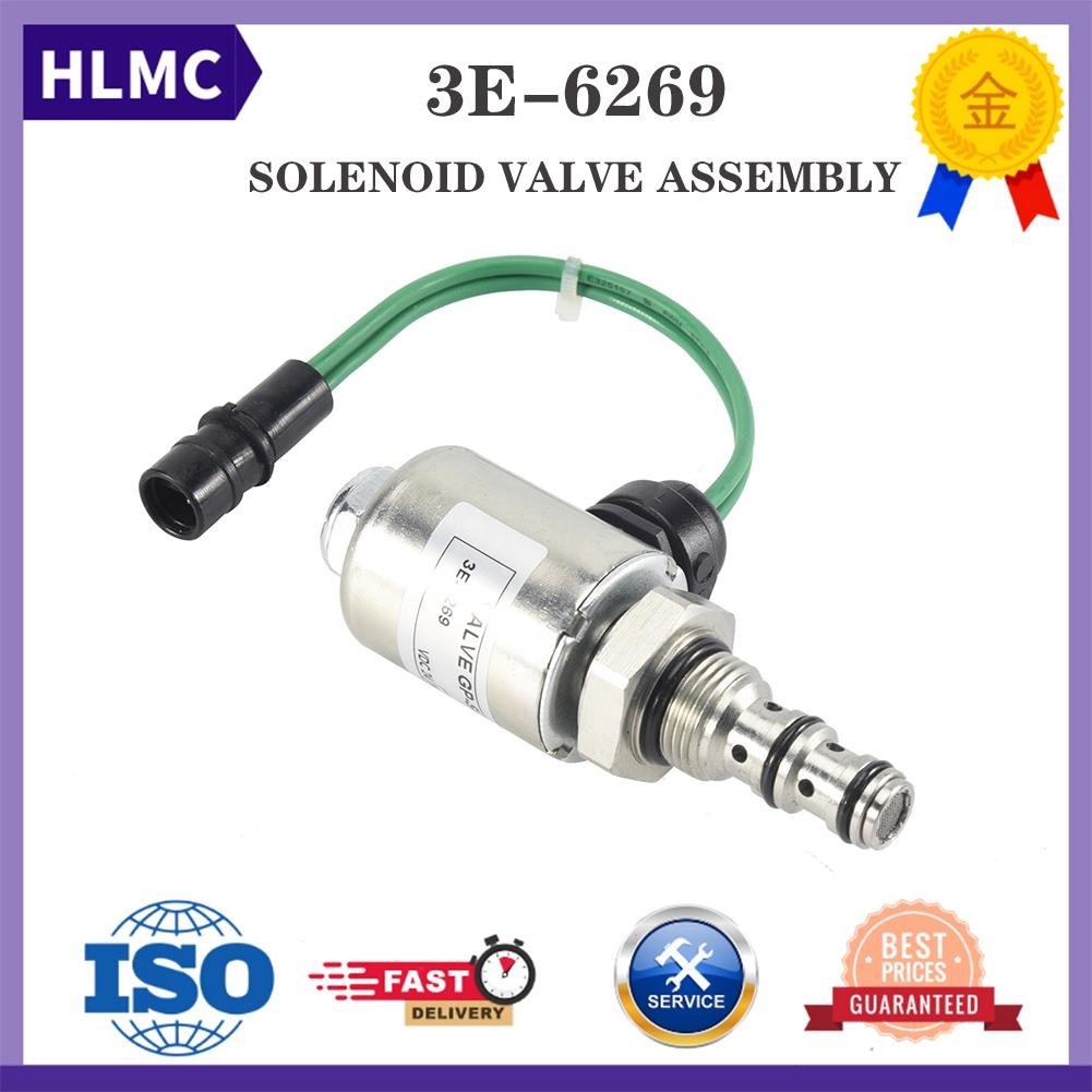 24V Solenoid วาล์ว 3E-6269 3E6269 สําหรับล้อ Loader 918F 924F 928G รถแทรกเตอร์ D8N