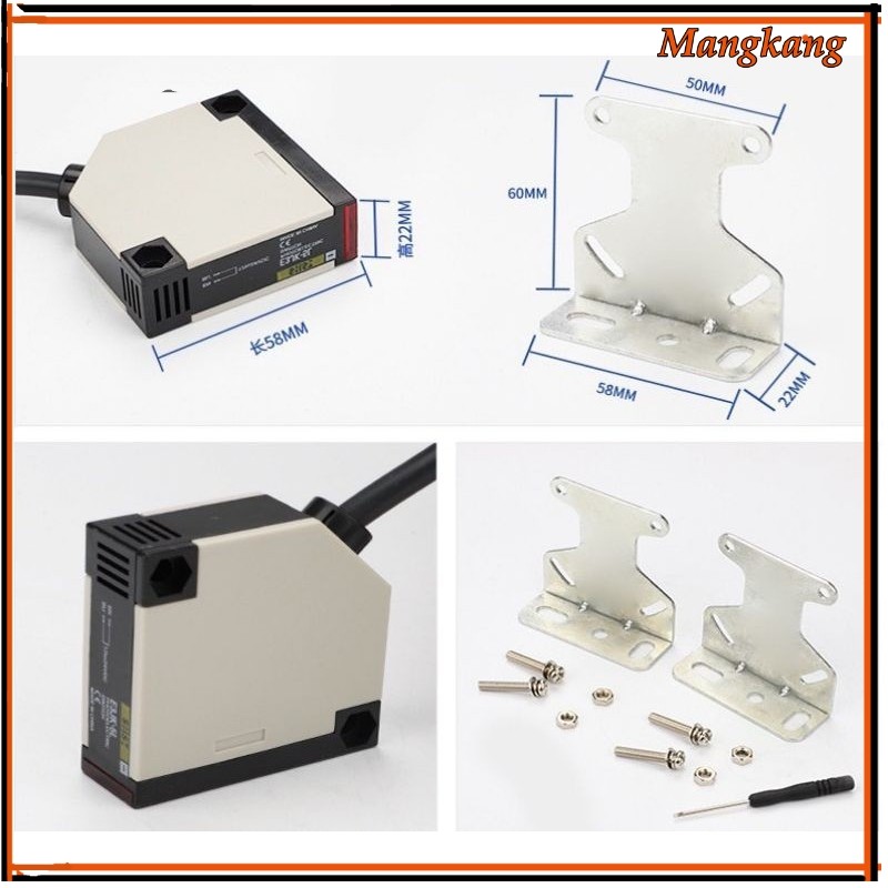 E3JK-5DM1-5L รับส่ง-แยก ตัว ระยะจับ 5 m  โฟโต้เซ็นเซ็นเซอร์