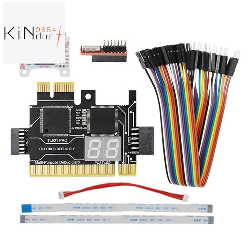 TL631 Pro การ์ดวินิจฉัย + การ์ดขยายการ์ดวินิจฉัย PCI-E เมนบอร์ดมัลติฟังก์ชั่นแล็ปท็อปเครื่องวิเคราะห