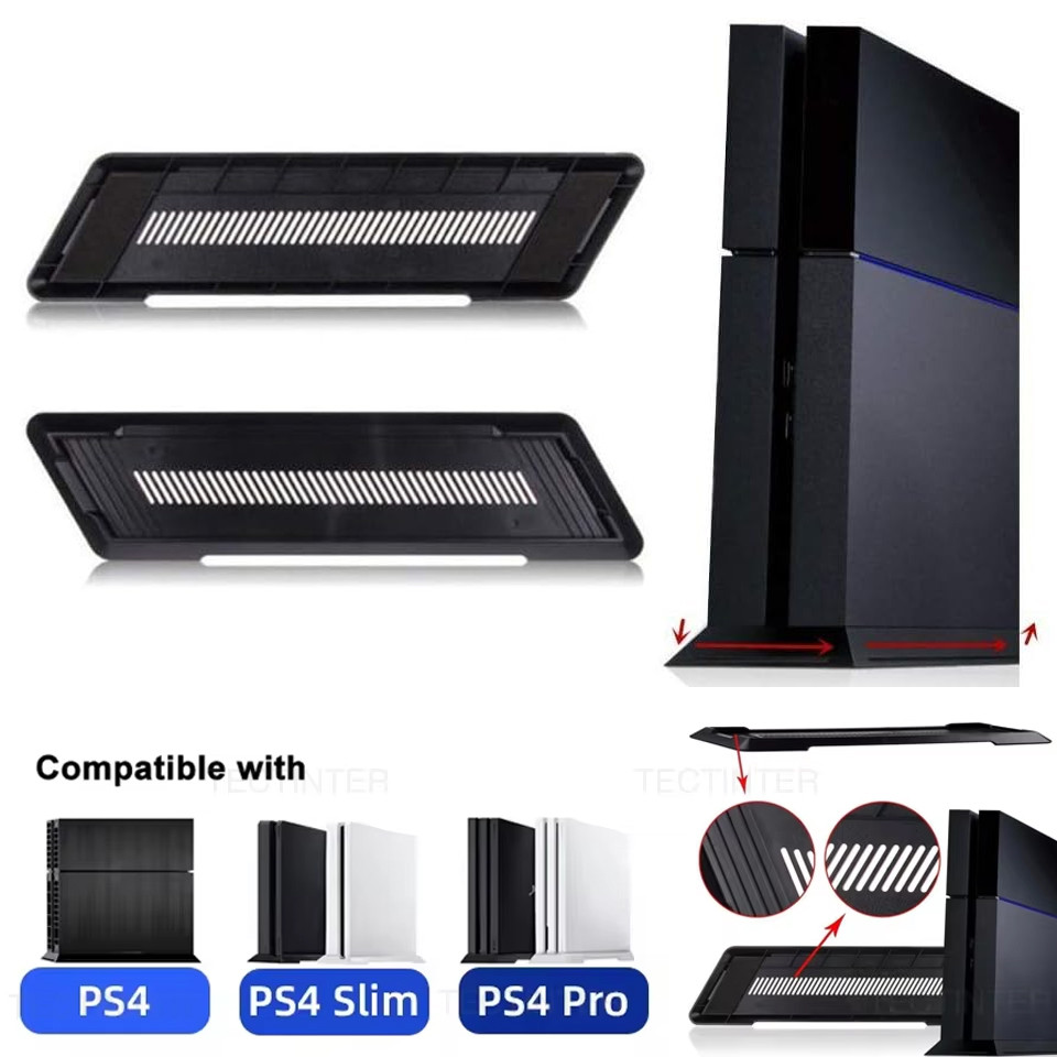 Cooling Bracket ขาตั้งแนวตั้งสําหรับ PS4/PS4 Slim/PS4 Pro คอนโซลลื่น Mount ฐานสําหรับ PlayStation 4 อุปกรณ์เสริมสําหรับเล่นเกม
