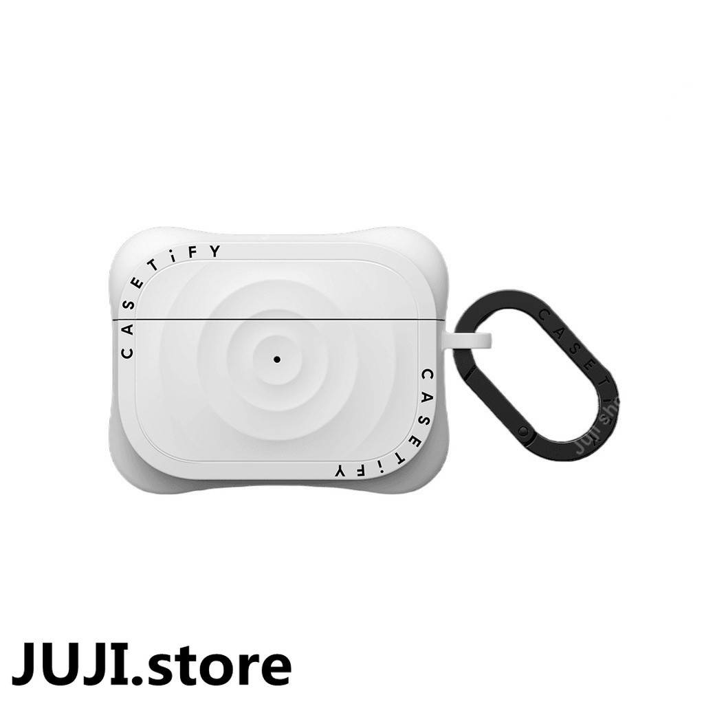 CASETiF Trade Ripple Case HY พริมโรสสีชมพูสีขาว Ripple Case พร้อมแหวนสําหรับ AirPods 3 AirPods Pro AirPods Pro 2 Wave Case