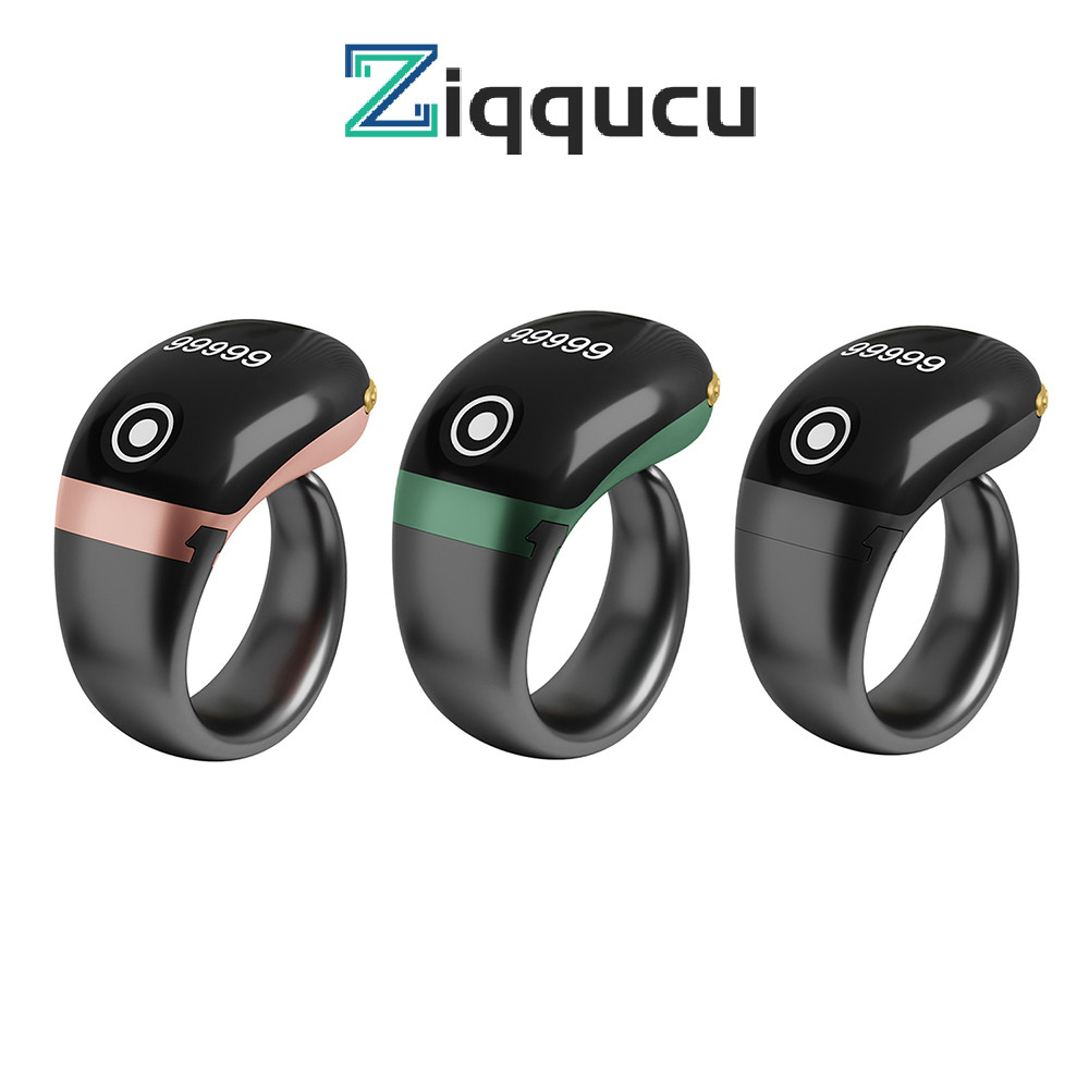 ZIQQUCU S7pro Type-C สมาร์ท APP แหวนบลูทูธเคาน์เตอร์อิเล็กทรอนิกส์สําหรับห้องครัว/วิ่งการฝึกอบรม