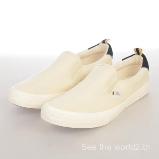 Mc Jeans รองเท้า Slip on หญิงและชาย สีครีม M09Z004