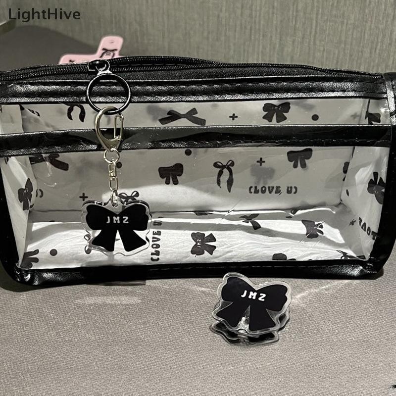 [LightHive] กล่องดินสอการ์ตูนโปร่งแสงหลายชั้นแนวตั้งความจุขนาดใหญ่กระเป๋าเก็บเครื่องเขียนโรงเรียนซัพพลายกระเป๋าเครื่องสําอาง (TH)