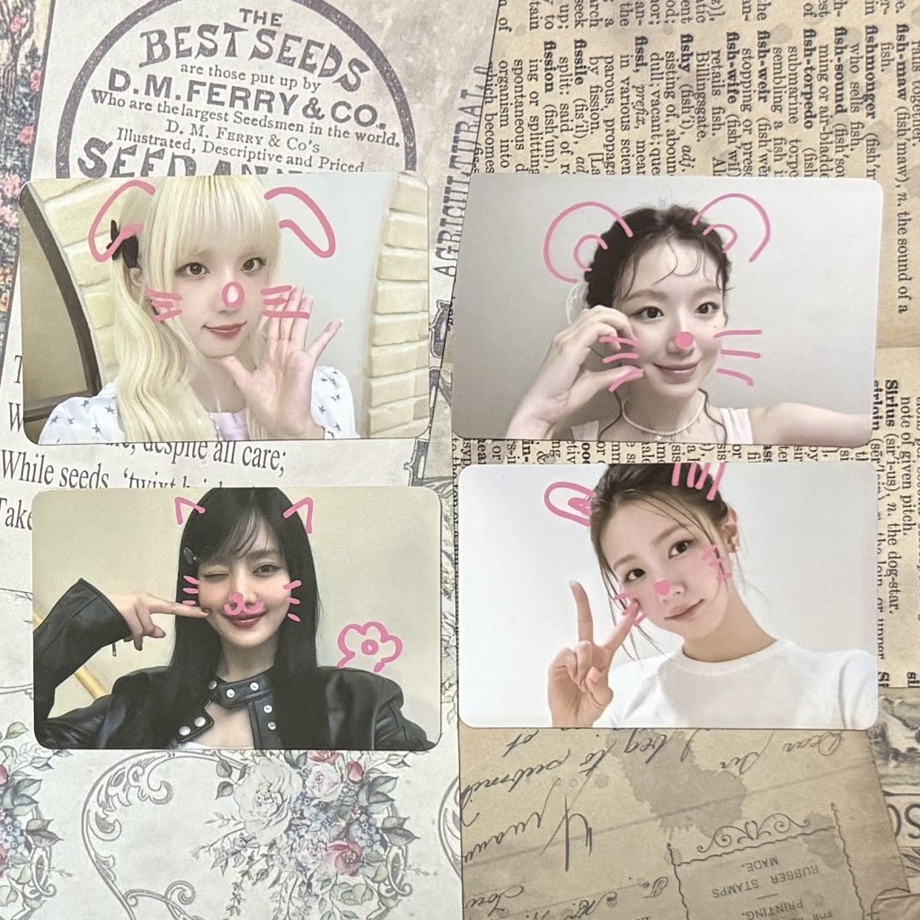 I-dle Mini8 อัลบั้ม Baby Girl gidle Mini 8 รุ่นแนวนอน ms5.0 Lucky Card