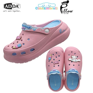 ADDA 5PF01-W7 รองเท้าแตะหัวโต ADDA x Cinnamoroll ลิขสิทธิ์แท้ ใส่ได้ทั้งคุณแม่คุณลูก นุ่ม เบา