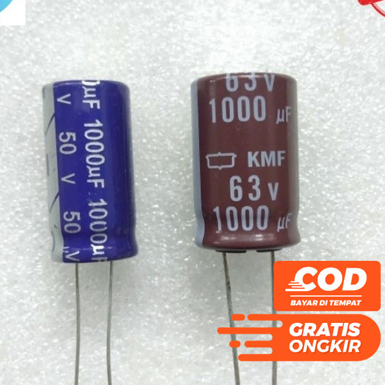 ELKO ELCO 1000 UF 50 VOLT 63 VOLT 1000UF 50UF 50V