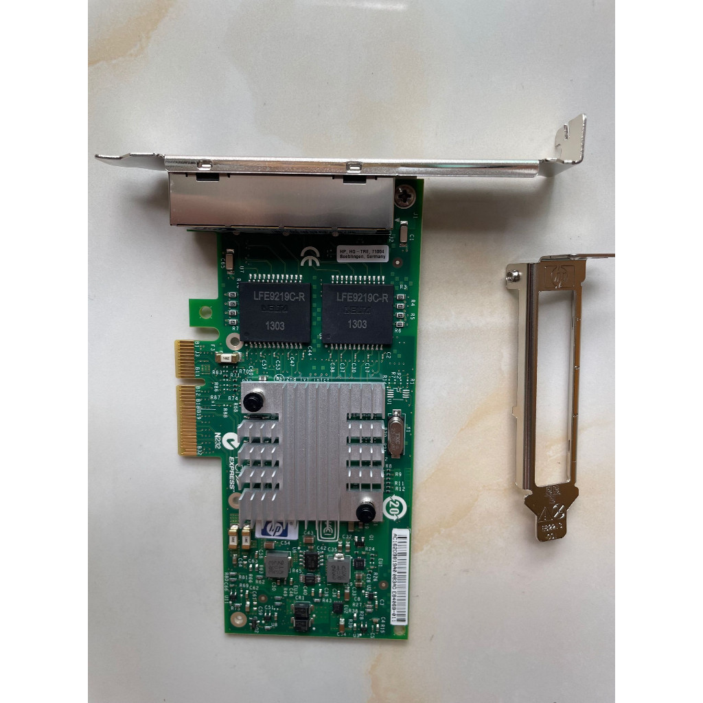 HP365T I340T4 สไตล์เดียวกัน intel82580 ชิปสี่พอร์ตการ์ดเครือข่าย Gigabit PCI-E X4 อุตสาหกรรมเครื่องค