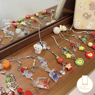 หวานน่ารักการ์ตูนโดปามีนลูกสุนัขผลไม้ดาวปลาจี้โทรศัพท์โซ่สร้…