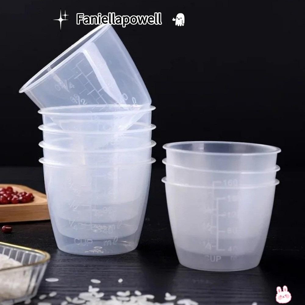 เหยือกตวง FANIELLAPOWELL, 100/160 มล. พร้อมถ้วยตวงข้าวขนาด, เครื่องชั่งครัวดิจิตอลพลาสติกขนาดเล็ก อุปกรณ์เบเกอรี่