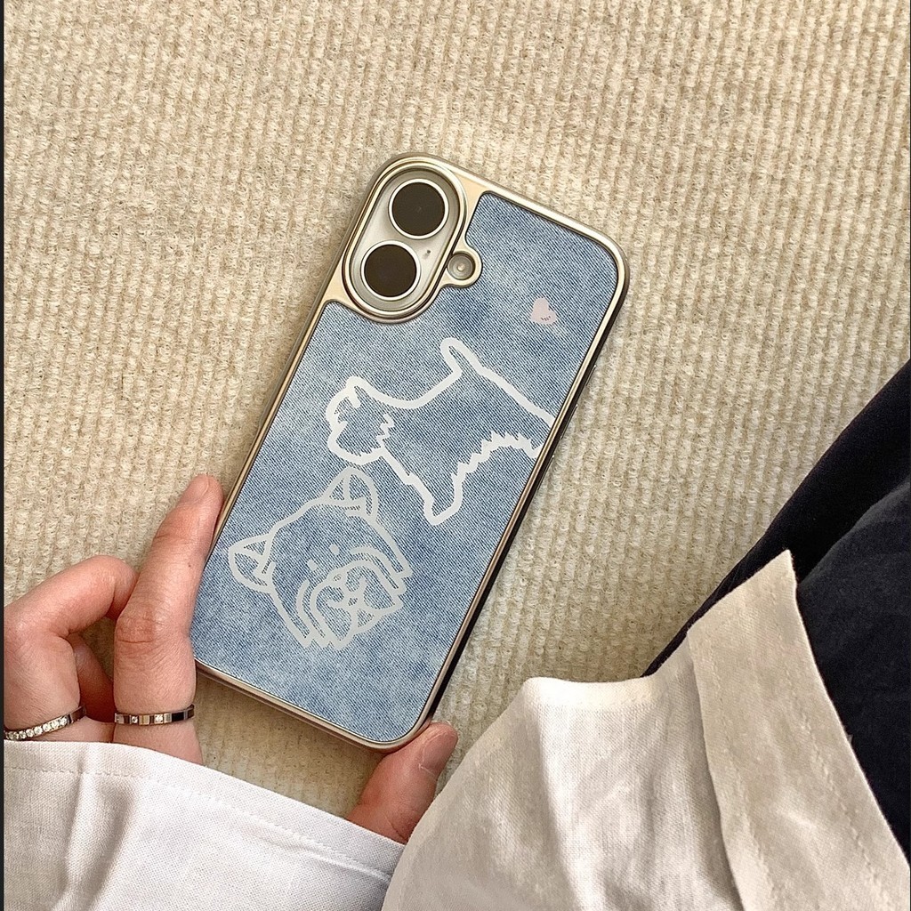Love Dog เคสโทรศัพท์ Drop-Resistant สําหรับ iPhone 16 Promax 15 Promax 11 12 13 14plus 15plus 16e 16plus 15pro