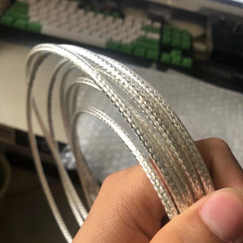 American Analysis Plus Analysis Plus Guitar Cable Silver Wire Silver Oval Thin 3m