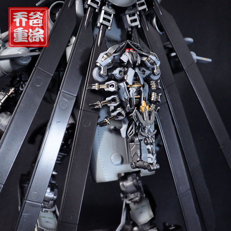 Joe Dad Repainted Transformers Movie Glare SS08 เฮลิคอปเตอร์ M05 Stealth Battle Damage