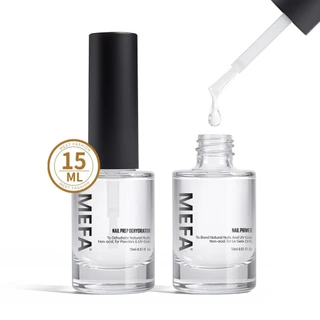 MEFA NAIL Primer 15ml ปกป้องเล็บ ทำให้เบสติดทน ไม่หลุด สำหรับสาวทำเล็บมือ เล็บเจลสวย