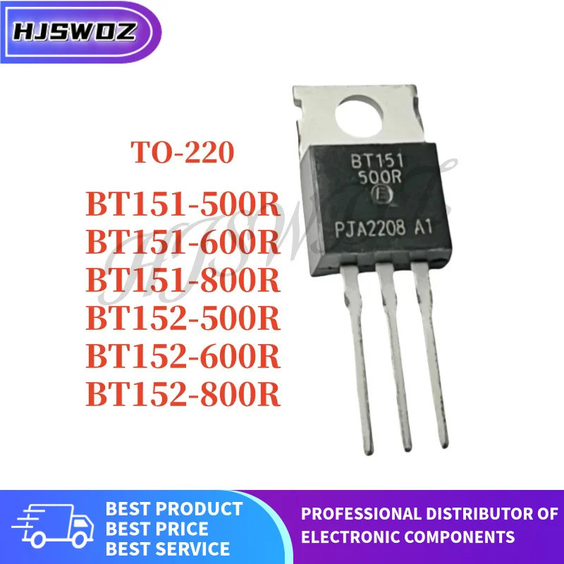1-5PCS BT151-500R BT151-600R BT151-800R BT152-500R BT152-600R BT152-800R BT151 BT152 TO-220 Field Ef