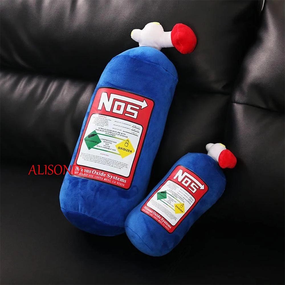 ALISOND1 รถคอหมอนหมอนนุ่มรถจัดแต่งทรงผม Lumbar Support Auto Neck Rest NOS Nitrous Oxide ขวดรถที่นั่ง
