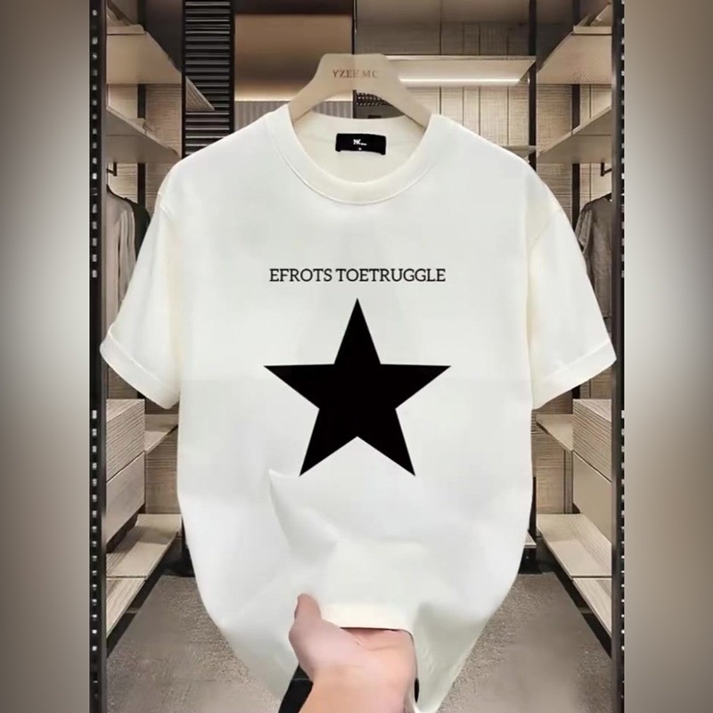 เสื้อยืดซินเจียง [ผ้าฝ้ายบริสุทธิ์ 260 กรัมไวน์แดงผ้าฝ้ายเส้นด้ายคู่คุณภาพสูง 2025พี202025 ] สีดําสี