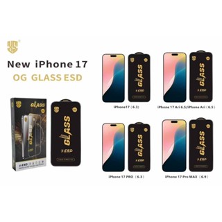 OG GLASS ESD IPHONE 17 /IPHONE AIR ภาพชัด 1กล่อง 10แผ่น ฟิล์…