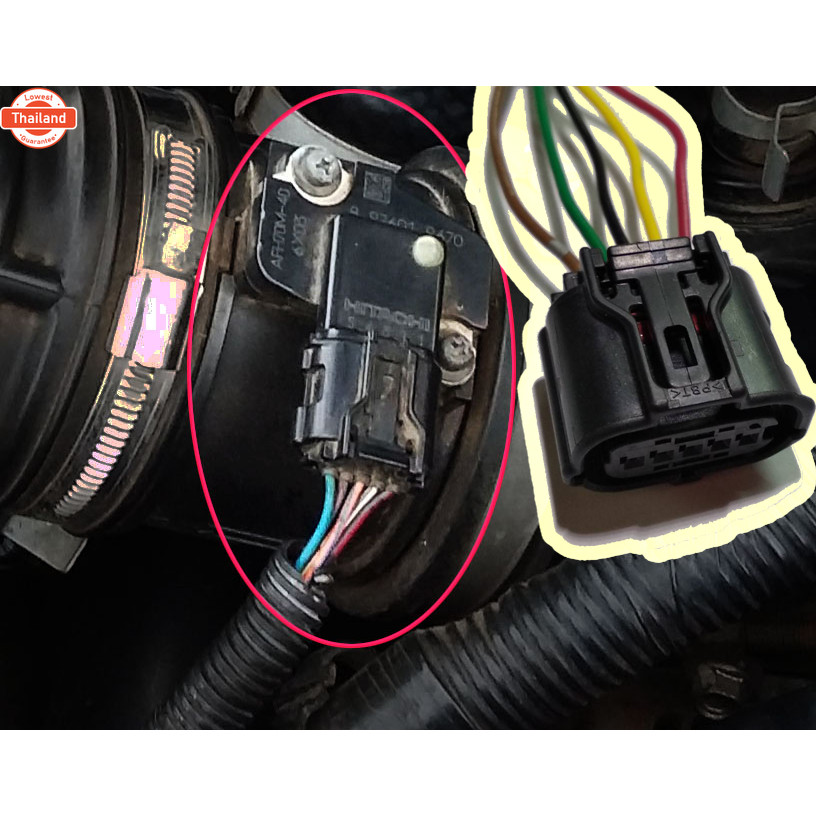 ปลั๊กแอร์โฟร์ ตัวเมีย พร้อมเข้าสาย TOYOTA Camry ACV40 ACV41