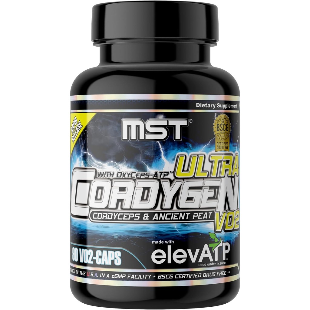 MST Cordygen VO2 Ultra, Cordyceps, elevATP, Rhodiola, Gulan, อาหารเสริมพีทโบราณ ช่วยเพิ่มประสิทธิภาพ