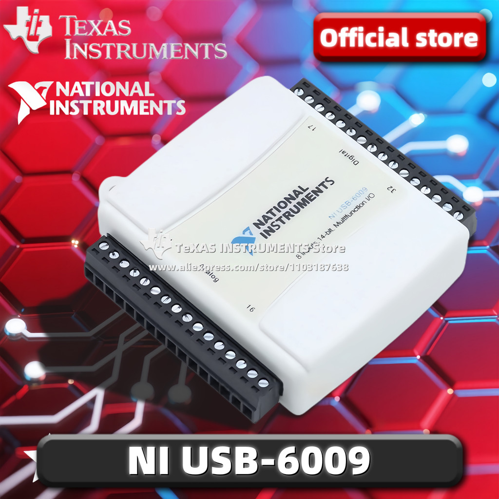 TI อย่างเป็นทางการNI USB-6009 USB 6009 การ์ดตรวจสอบข้อมูล, สายไฟ, ย่อย 779026-01