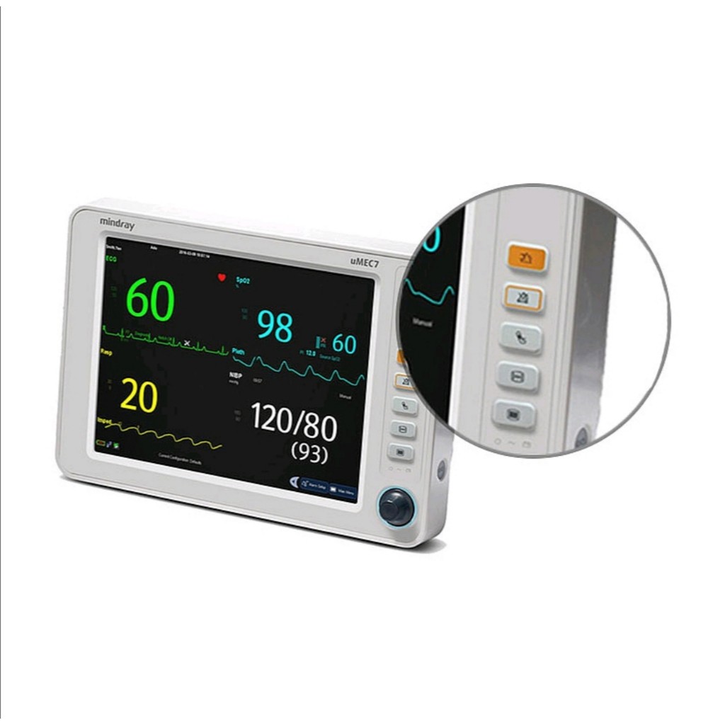 Mindray Mindray จอภาพผู้ป่วย uMEC7 ECG Monitor ECG Monitor เครื่องตรวจจับเข้มข้น