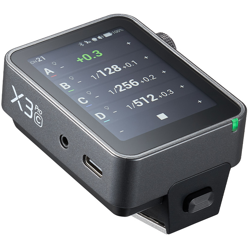 Godox X3PRO C/N/S/F/O 2.4 นิ้ว TTL HSS 2.4G แฟลชทริกเกอร์ไร้สาย OLED หน้าจอสัมผัสเครื่องส่งสัญญาณสํา