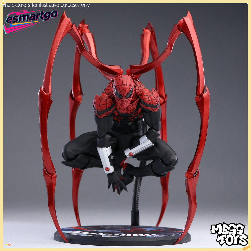 CT MessToys ฟิกเกอร์สะสม Spider-Man ที่เหนือกว่าประติมากรรมละเอียดสูงสําหรับจอแสดงผล
