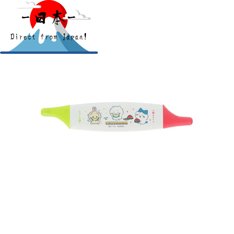 [Direct from Japan]
Sun-Star Stationery Chiikawa Goods Twin Marker with Fragrance, Melon and Waterme