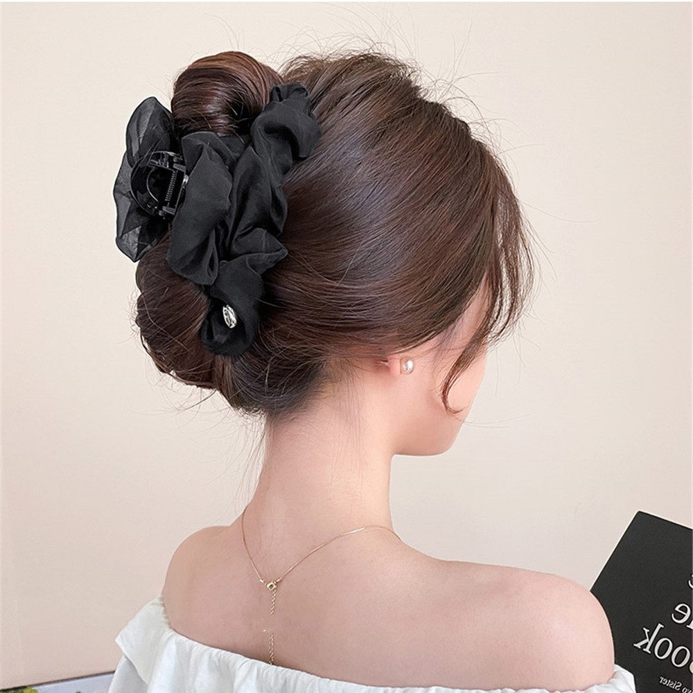 Claw Clip ทูลล์สำหรับผมบัน แบบเรื่องรัด เหมาะสำหรับฤดูร้อน ขนาดเล็ก สวยงาม สำหรับผู้หญิง ขายเป็นเซต 1/2/4 ชิ้น - รูปที่ 4