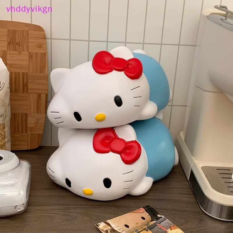 วีเอชดี 1ชิ้นห้องนั่งเล่นห้องนอนสก์ท็อปรุ่นเครื่องประดับการ์ตูน สวัสดี คิตตี้ กล่องกระดาษทิชชูการจัดเก็บกระดาษเด็กของขวัญวันเกิด ไทย