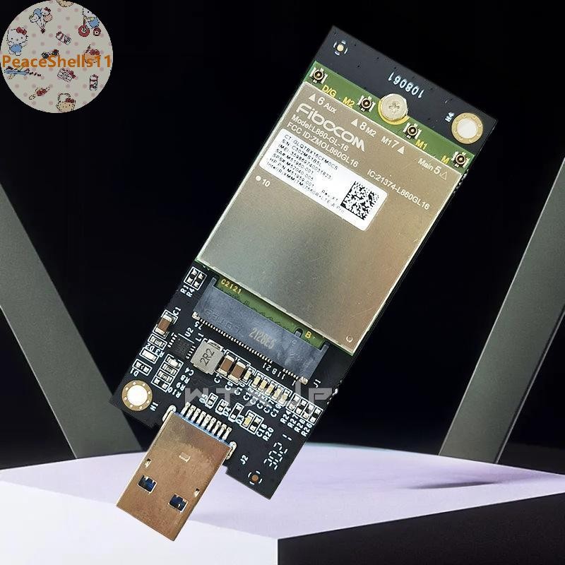 PeaceShells 1 ชุด DW5821E M2-NGFF DW5811e DW5816E EM7455 L860-GL USB3.0 การ์ดขยายสําหรับ 3G/4G/5G LT