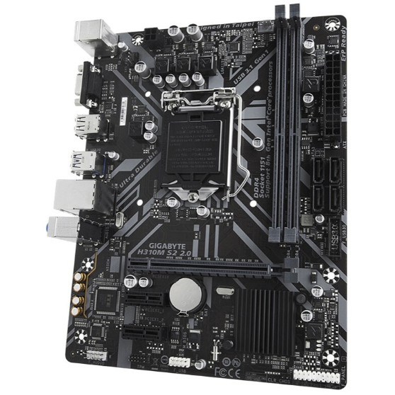 ยี่ห้อใหม่ชนิดบรรจุกล่อง Gigabyte/Gigabyte H310M S2 2.0 เดสก์ท็อป 1151 เมนบอร์ดคอมพิวเตอร์รองรับ DDR