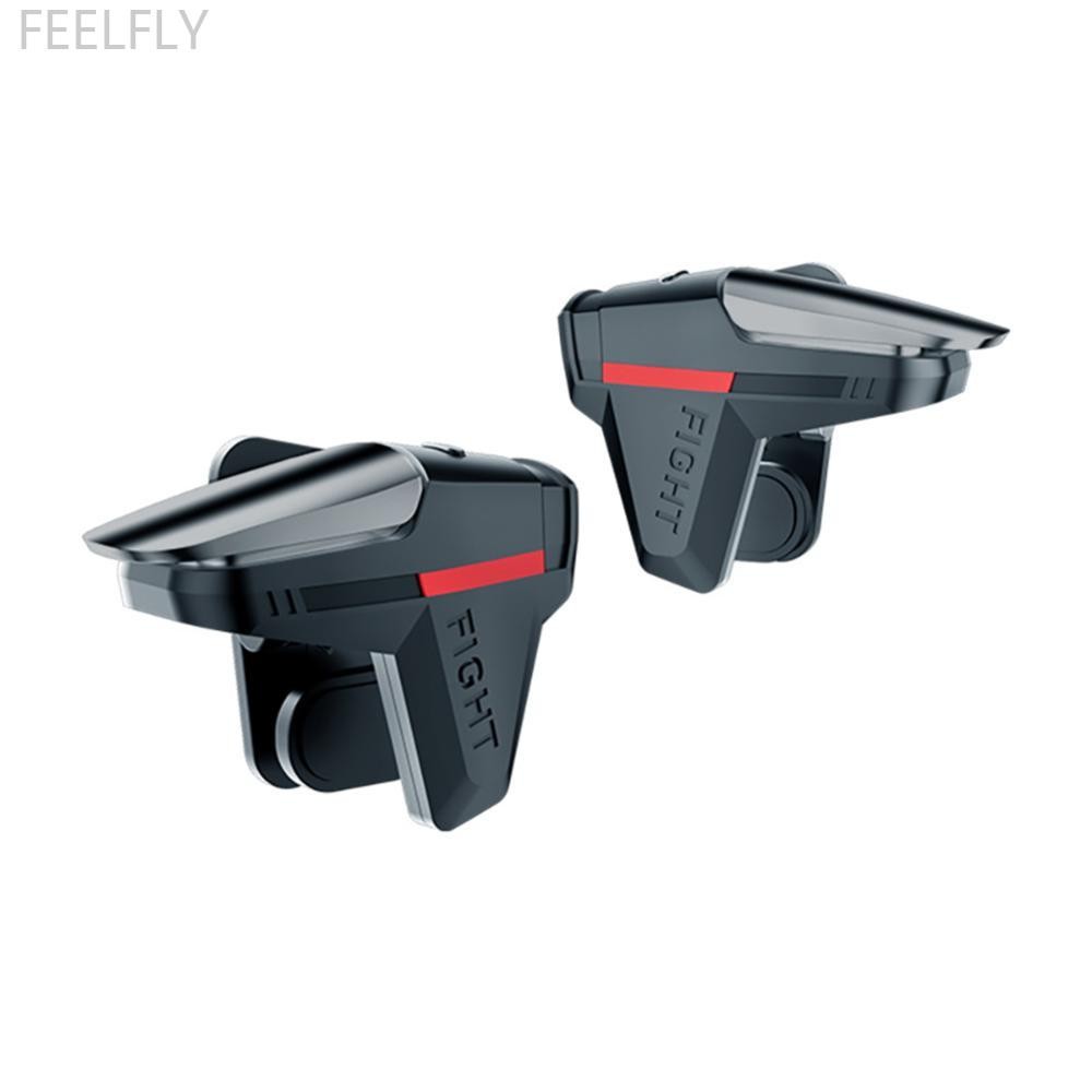 FEELFLY 1 คู่ 4 นิ้ว Linkage PUBG เกม Controller ทางกายภาพเสริม Grips สําหรับ Peace Elite Arena Brea