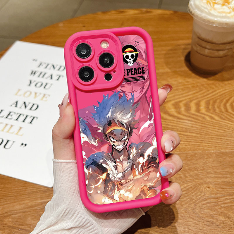 แฟชั่นหมวกฟางLuffyสําหรับOPPO A7 A12S F11 A9X A94 A79 A80 A57 A77 A5SReno 4F 5F 7Z 8Z A53 A33 A3 PRO