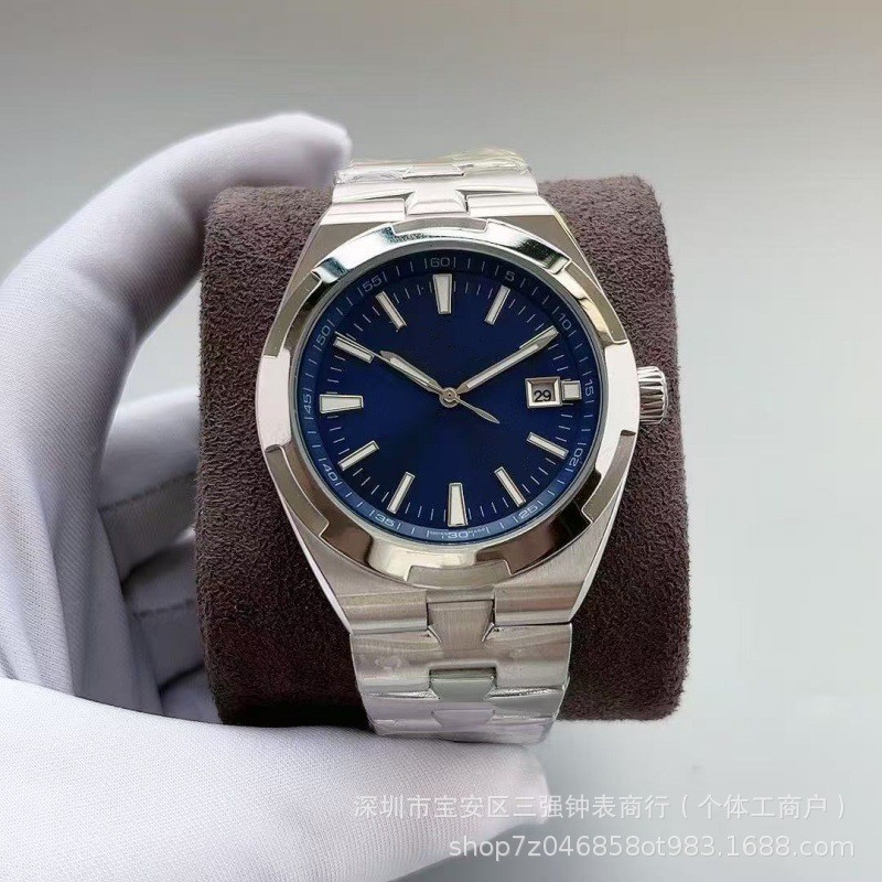 2026 แฟชั่นกีฬาสูง CP คุณภาพสูงข้าม Four Seas 4500V เหล็ก King อัตโนมัตินาฬิกาผู้ชายโปร่งใสด้านล่าง 