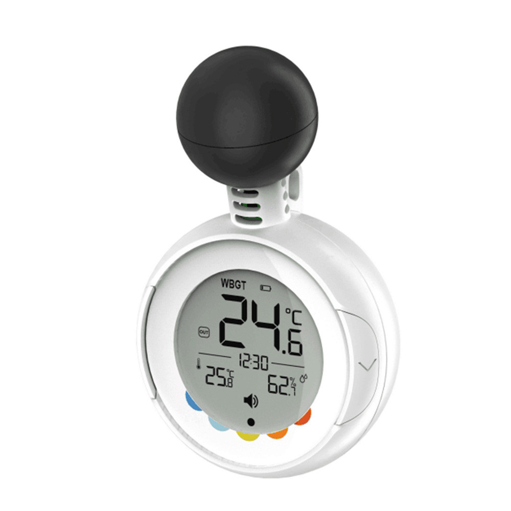 WBGT Black Ball Thermo-Hygrometer ความร้อนจังหวะป้องกัน Index Meter ในร่มกลางแจ้งที่มีอยู่ Thermo-Hy