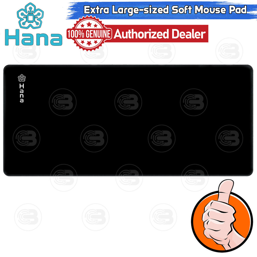[CoolBlasterThai] Hana All Black Mouse Pad XL (900x400mm)