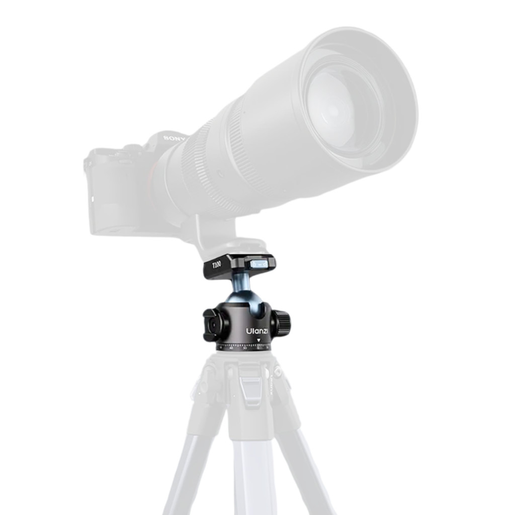 Ulanzi T100 Ball Head หัวบอลขาตั้งกล้อง Quick Release ปรับมุม 360° รองรับ 6kg DSLR Mirrorless