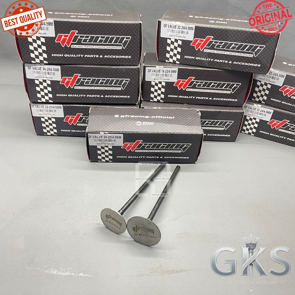 4.5 GF RACING ROD VALVE 19-22 22-20 22-24 20-25 34-29