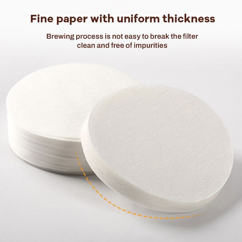COD กระดาษกรองกาแฟวงกลม - แผ่นกรอง 100 แผ่น กระดาษดริป สำหรับ หม้อต้มกาแฟ Moka Pot Paper Filter โมก้าพอท กรองกาแฟ - รูปที่ 5