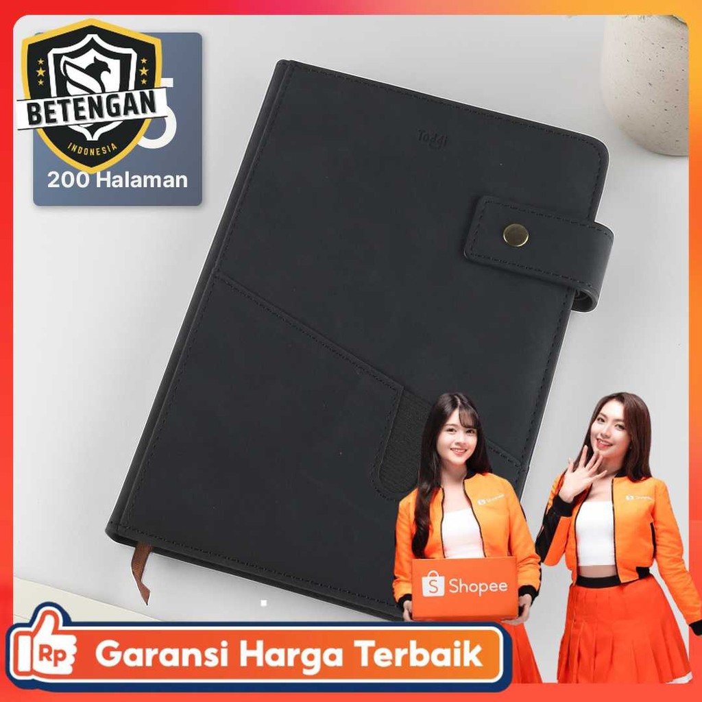 Toddi สมุดบันทึกปกแข็ง 80 GSM 200 หน้า A5 - TD157