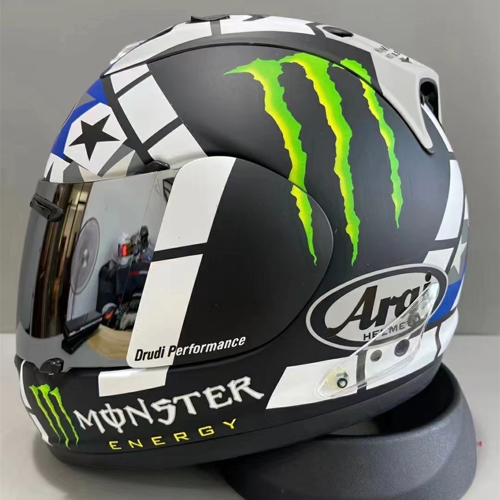 2025NEWARAI RX7X Monster Energy Premium Full Face Helmet Arai Full Face Helmet Arai Hat