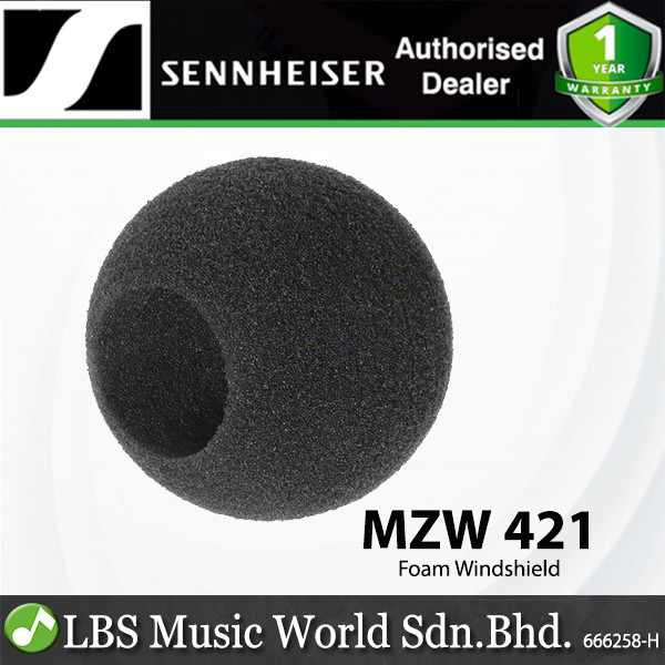 Sennheiser MZW 421A ไมโครโฟนกระจกโฟมสําหรับไมโครโฟน MD421 (MZW421A)