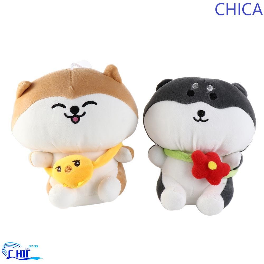 CHICA Husky Dog Plush ของเล่นเด็กเด็กตกแต่งบ้านจําลอง Husky Appease ของเล่น Plushie ปัจจุบันคริสต์มา